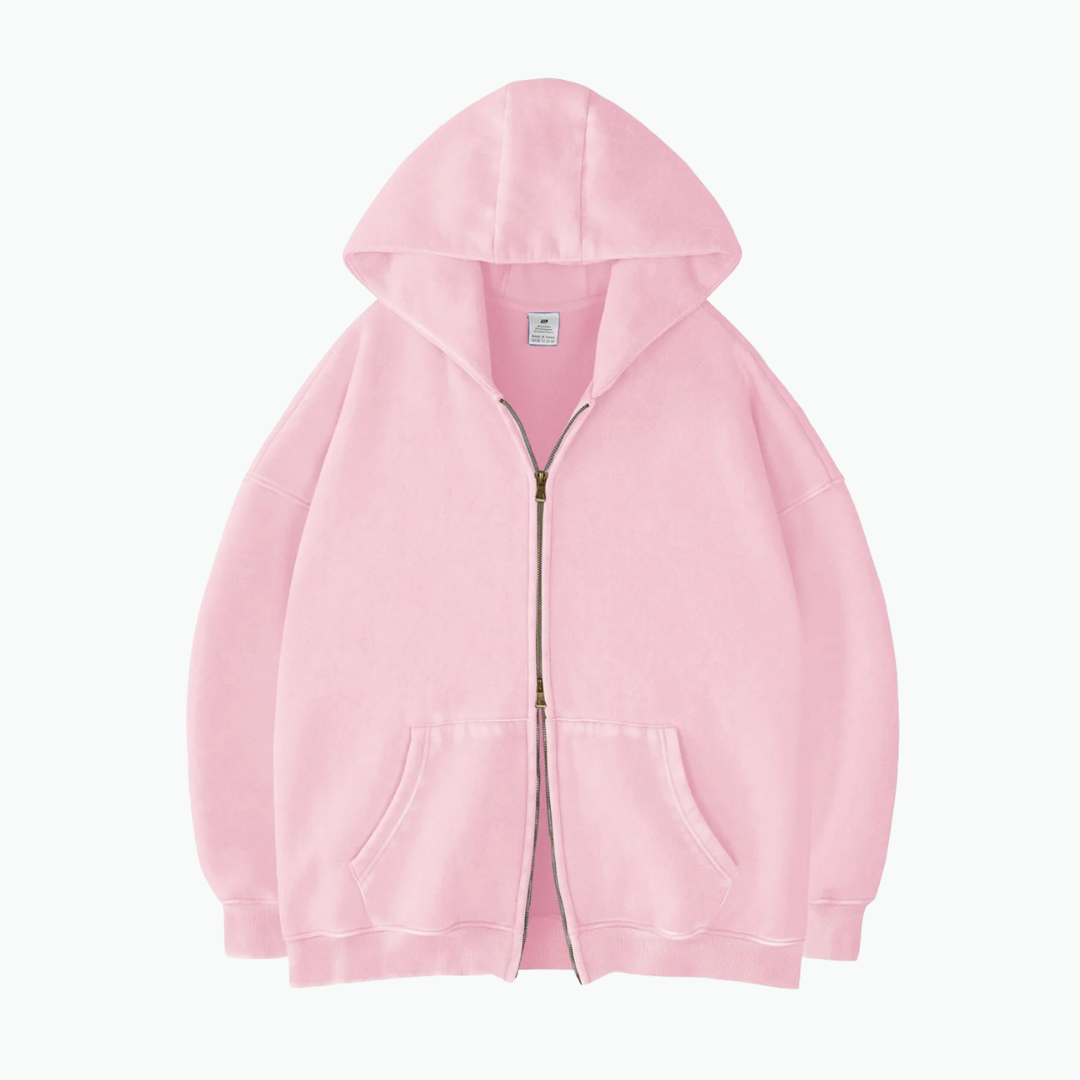 ZIP WASH HOODIE