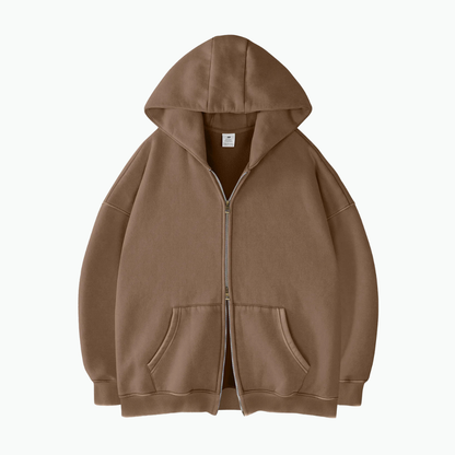 ZIP WASH HOODIE