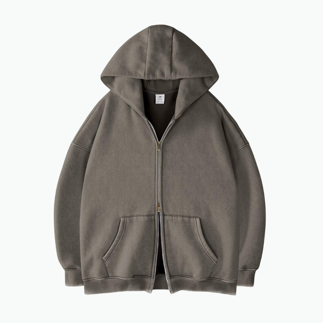 ZIP WASH HOODIE