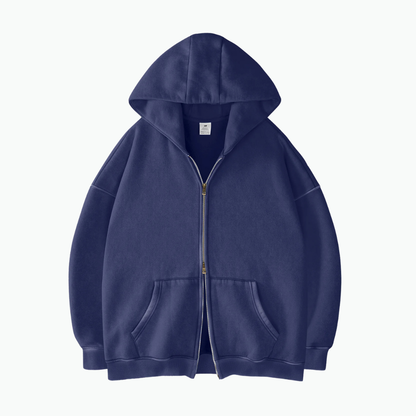 ZIP WASH HOODIE